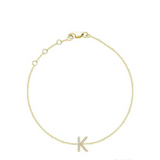 Initial Diamond Bracelet