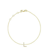Initial Diamond Bracelet