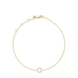 Initial Diamond Bracelet