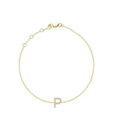 Initial Diamond Bracelet