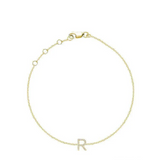 Initial Diamond Bracelet