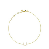 Initial Diamond Bracelet