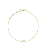Initial Diamond Bracelet