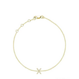 Initial Diamond Bracelet