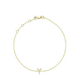 Initial Diamond Bracelet