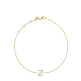 Initial Diamond Bracelet