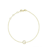 Initial Diamond Bracelet