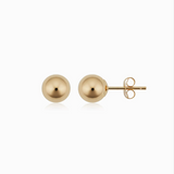 Round Gold Stud