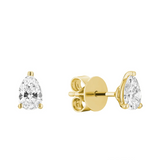 Pear Shape Stud Lab Grown Diamond Earrings
